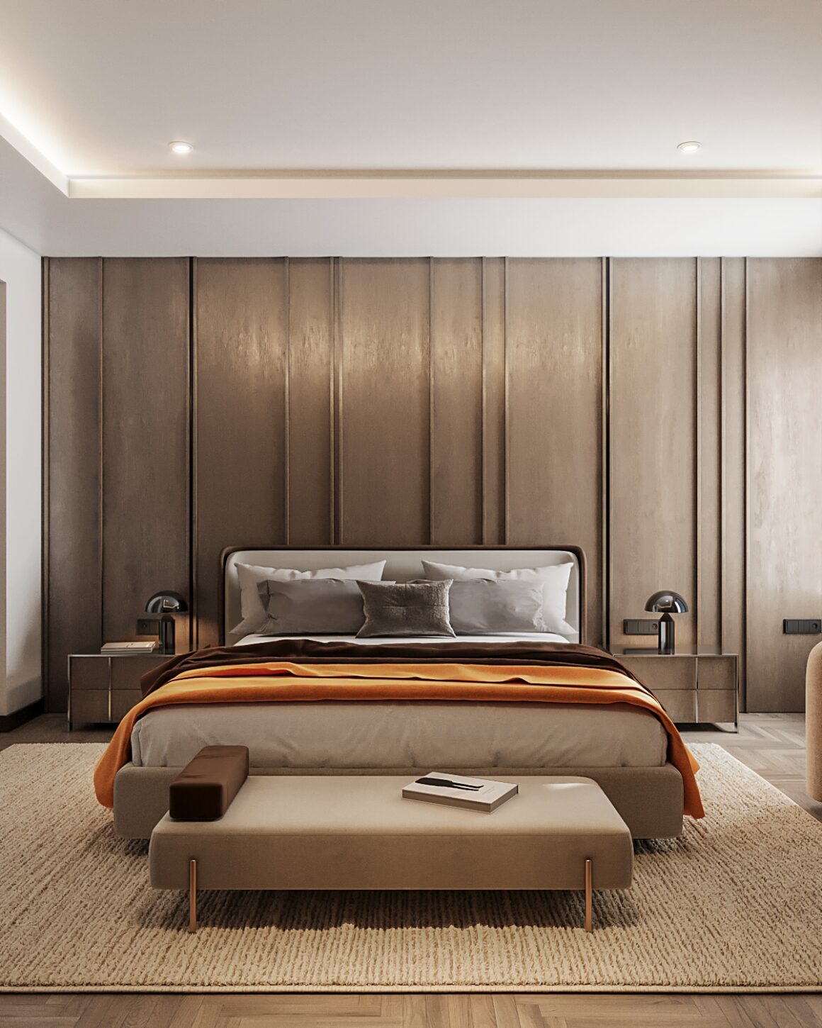 A quiet guest suite at a Keverna partner property